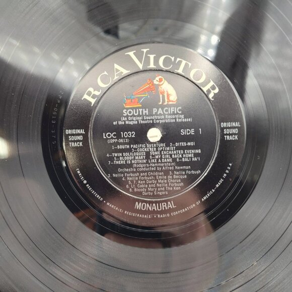 South Pacific Soundtrack 12" Record Album LP RCA Victor LOC-1032 Mono - copy - Picture 7 of 9
